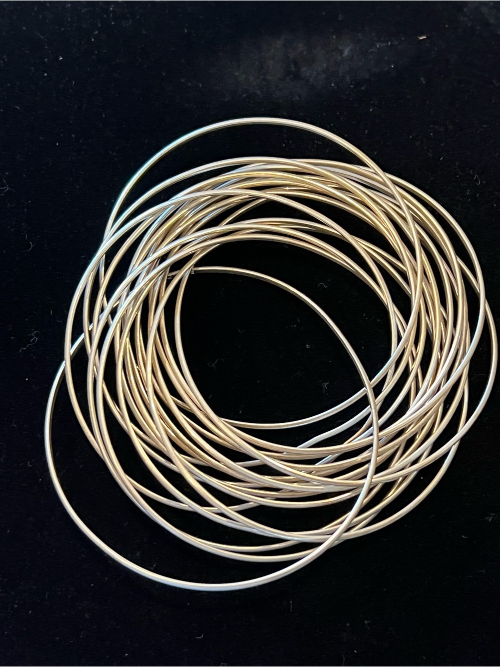 Vintage silpada sterling silver 21 bangle salute bracelet